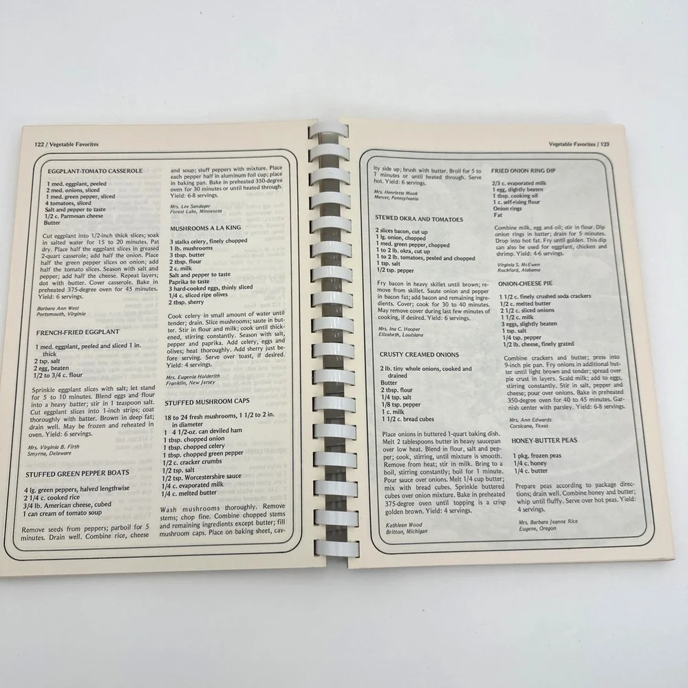Best Of Home Economics Teachers Bicentennial Cookbook 1976 Spiral Bound Recipes